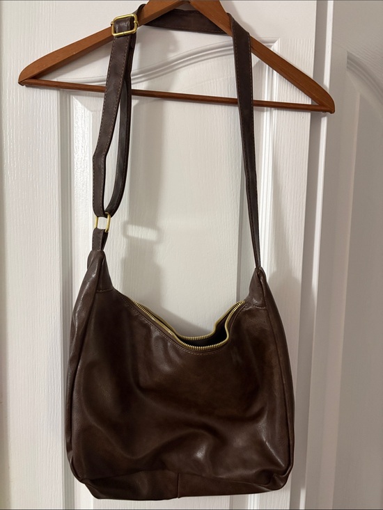 Handbags - Classic Brown Crossbody Bag - Women's Shoulder Bag